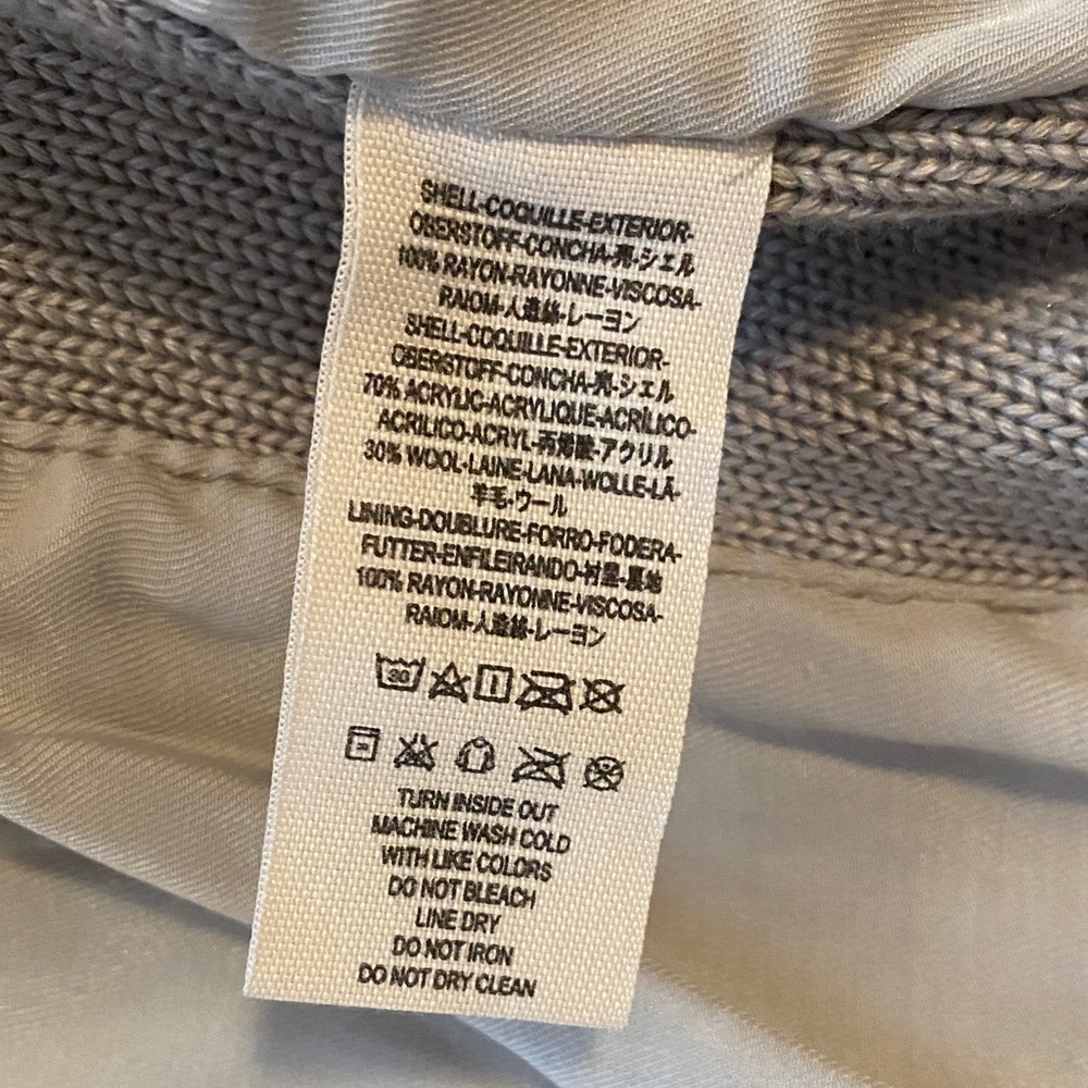 Free People Vegan Leather Moto Jacket Taupe Women’s Small - Picture 14 of 15